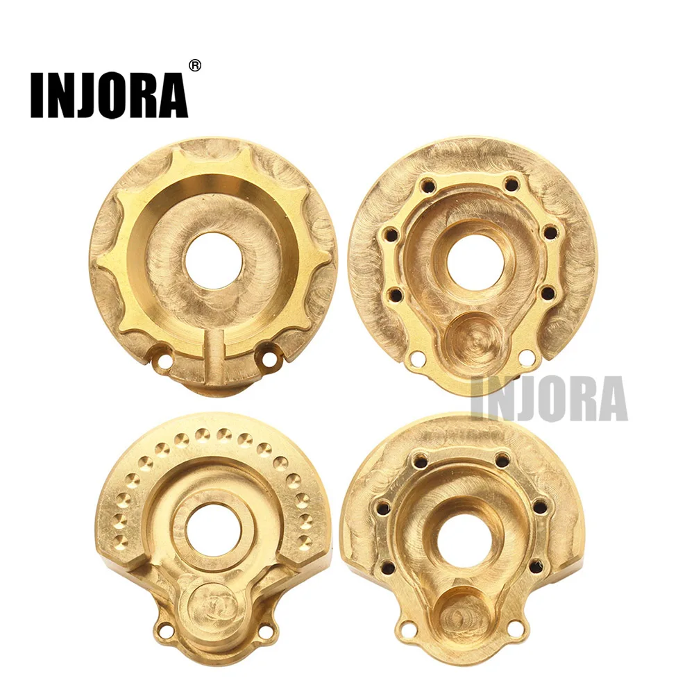 Kopen INJORA 2PCS TRX4 Messing Tegengewicht Balans Gewicht Portal Drive Behuizing voor 110 RC Crawler Traxxas TRX 4