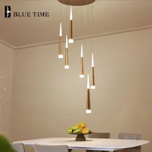 Modern Led Pendant Light FOR Dining room Hotel Hall living room Stair lights Pendant Lamp Hanging Lamp Gold Home Light Fixtures Modern Led Pendant Light FOR Dining room Hotel Hall living room Stair lights Pendant Lamp Hanging Lamp Gold Home Light Fixtures