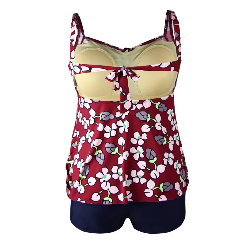 PERONA размера плюс Tankini женский купальный костюм сексуальный купальник из двух