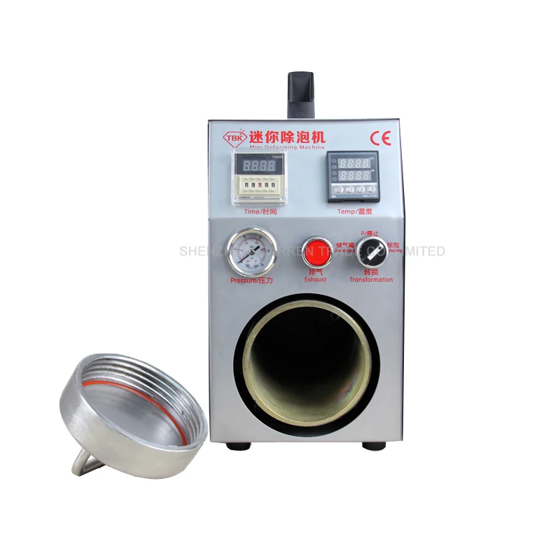 

110V-220V Super Mini High Pressure OCA Adhesive Sticker LCD Touch Screen Air Remove Bubble Machine for Mobile Refurbish TBK-405