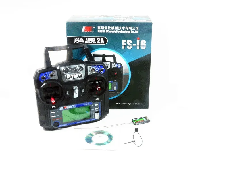 

Flysky FS-i6 & iA6B FS i6 2A 2.4GHz 6CH RC Transmitter Controller iA6b Receiver for RC Quadcopter Helicopter Glider