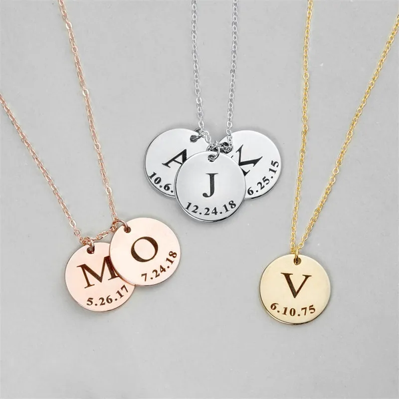HIYONG Custom Necklaces Personalized Name Necklaces Jewelry Personality Letter Choker Necklaces with Name for Women Girls Mother