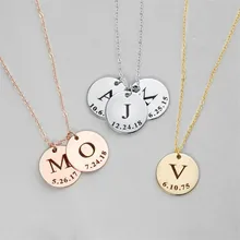 HIYONG Custom Necklaces Personalized Name Necklaces Jewelry Personality Letter Choker Necklaces with Name for Women Girls Mother