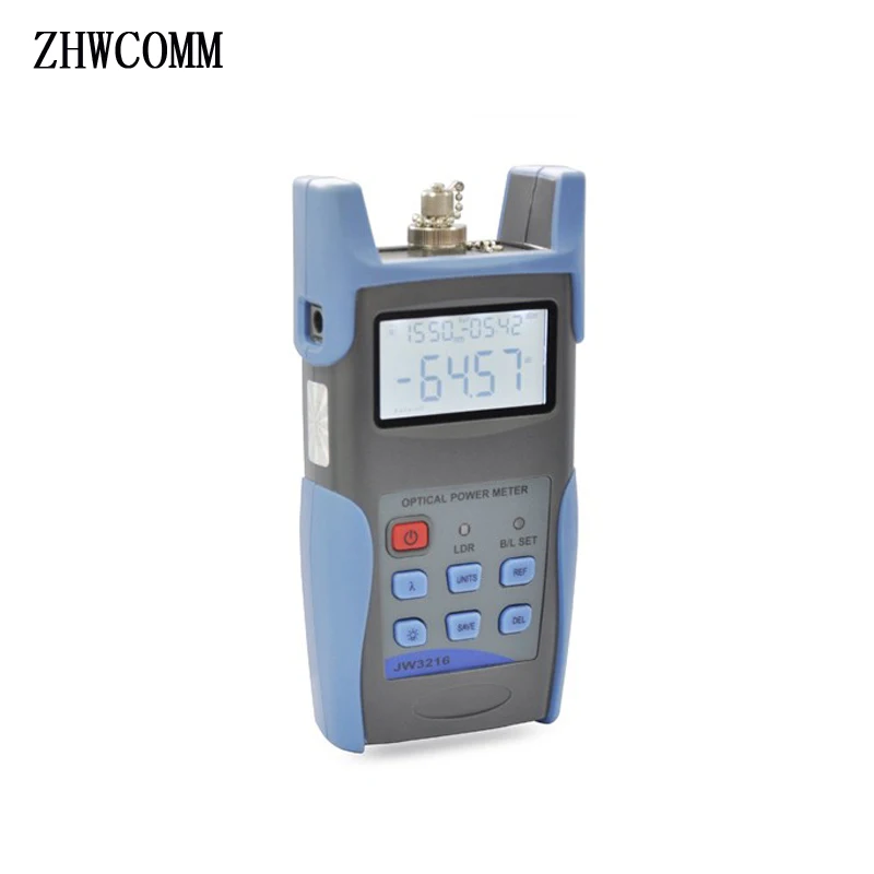 medidor de potencia de fibra óptica de mano, alta precisión