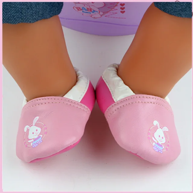 15color choose 1pcs shoes wear fit 43cm Baby Doll Clothes and Accessories, Children best Birthday Gift