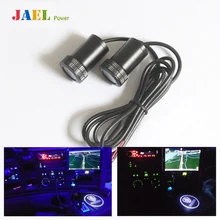 2PCs LED Car Door Welcome Light courtesy led car laser projector Logo Ghost Shadow Light Case For Scania LED Logo Light