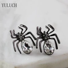 YULUCH, новая мода, уличный ритм, темперамент, простой металл, флэш-паук, женские серьги, особые подарки, универсальные ювелирные изделия