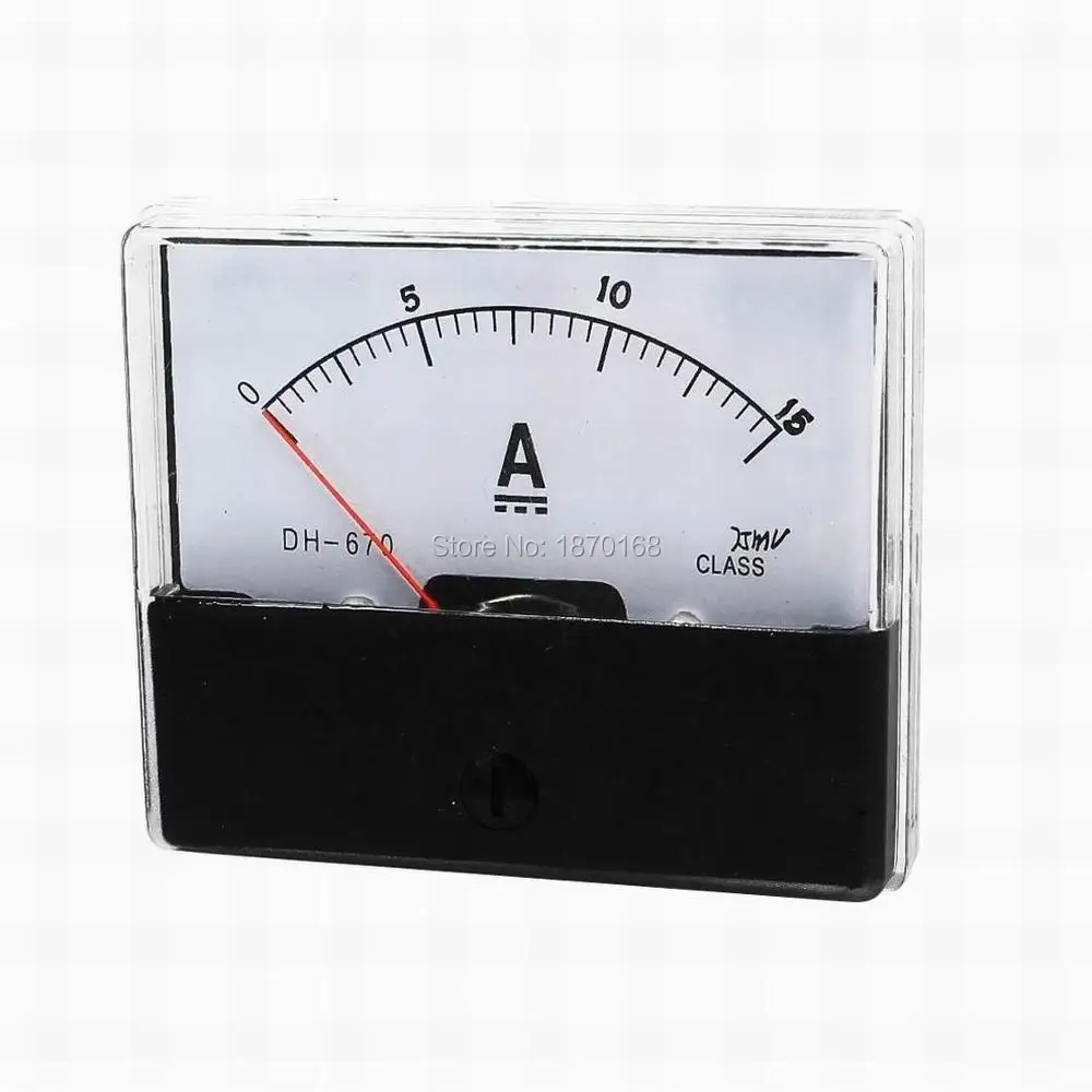 DH-670 DH670 DC 10A 15A 20A 30A 50A 75A 100A 150A 200A 300A 400A 500A 600A Analog Current Panel Meter Ampere Ammeter DH-670 DH67 image_1