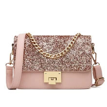 

Tuladuo Luxury Handbags Women Bags Designer Sequin Women Messenger Bags PU Leather Crossbody Bag for Women 2017 Bolsas Feminina