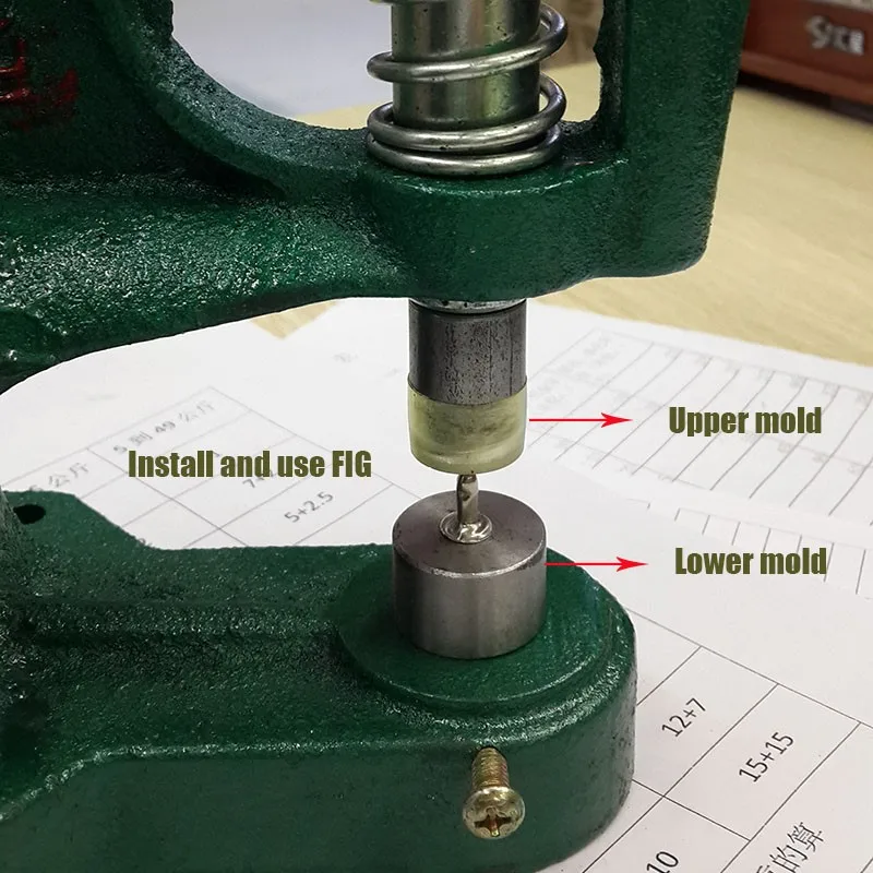 6 мм-15 мм инструмент для установки боковой заклепки. Ручной пресс. Кнопки. Люверсы. Пресс-форм. Одежда и аксессуары