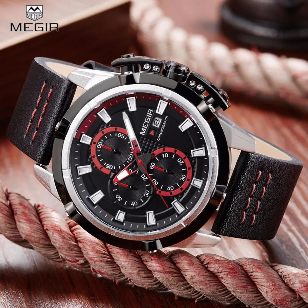 Megir 2019 New Fashion Men Watches Men's Quartz Watch ...