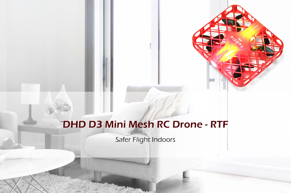 D3 Мини RC дроны DJI Квадрокоптер с 360 градусов микро Дрон карман 4CH 6-Axis Gyro RC Квадрокоптер для детей