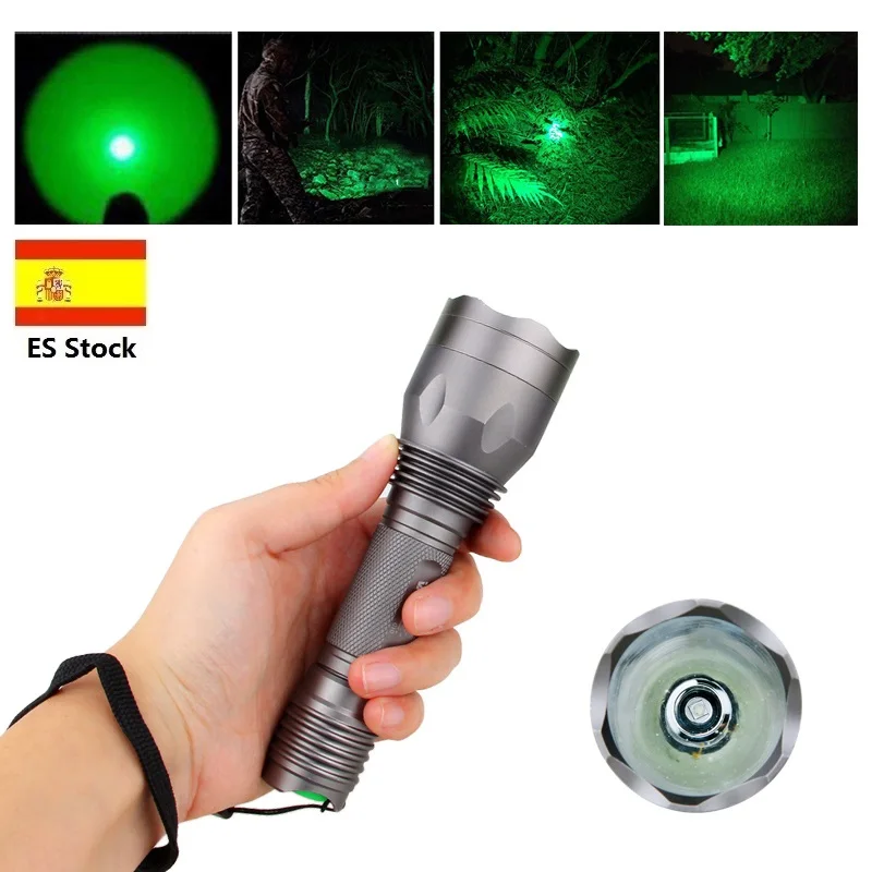

Portable 350 Lumens Hunting Torch Tactical Hunting Light+Rechargeable Battery Set +Remote Pressure Switch+Mount+Box