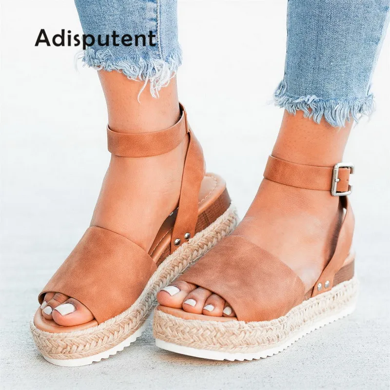 

Sandals Women Wedges Shoes Pumps High Heels Sandals Summer 2019 Flop Chaussures Femme Platform Sandals Sandalia Feminina