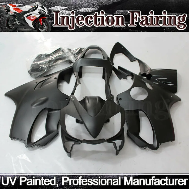 

ZXMT UV light curing paint Matte Black Glossy Black Injection Fairing Kit For Honda CBR600 F4I 2001 2002 2003 Bodywork