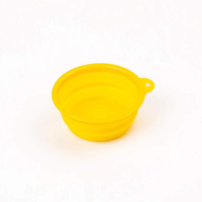 dog bowl yellow