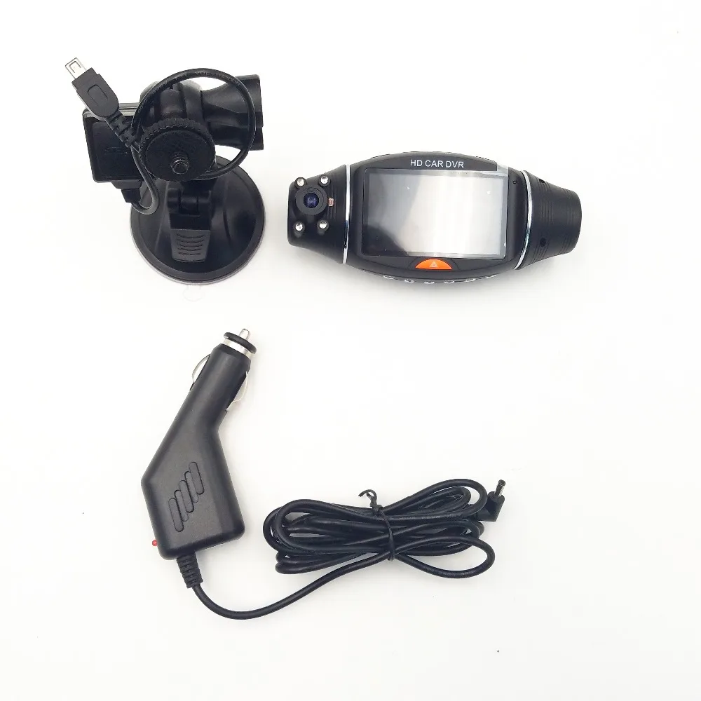 

SADALOS 2.4 inch HD Car dvr camera Dual rotated camera multi-language choose support GPS Route tracking for Universal car