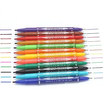 

12 Colores Markers Pen Manga Art Supplies Marker Drawing Micron Fine Lettering Pen Caligraphy Architecture Tekenen Set Liner