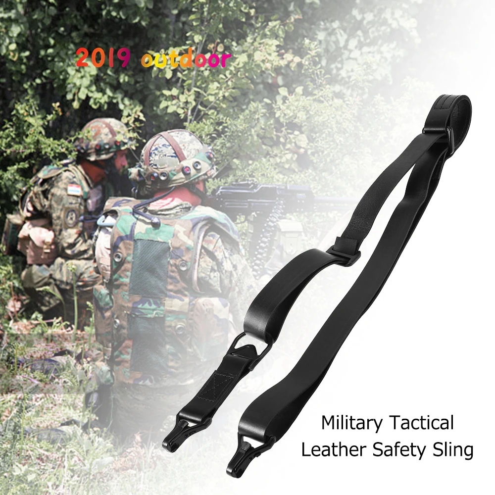 

MS3 Leather Belt Multifunctional Outdoor Military Tactical Safety Belt Adjustable Genuine Leather Belt Sling Strap