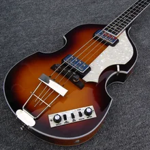 Hofner HCT 500-1 скрипка бас-гитара золотистого цвета Делюкс 4 струны электрическая скрипка полуакустическая бас-гитара Guitare