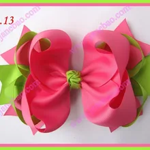 160 шт " большое кольцо бант для волос, Бутик волос Луки клип девушка заколки для волос аксессуары