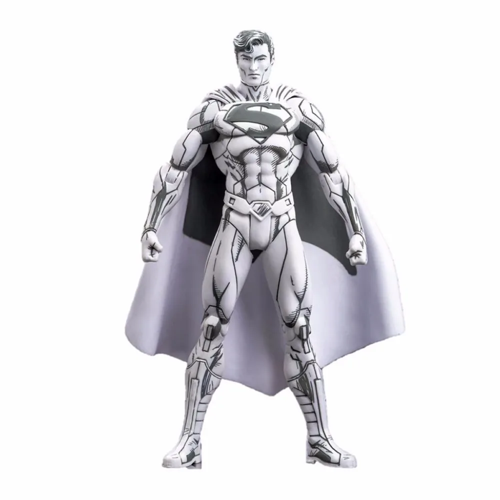 Hot Sale Limited Edition Jim Lee Sketch DC Comic Blueline Classic Super Hero Superman Action Figure