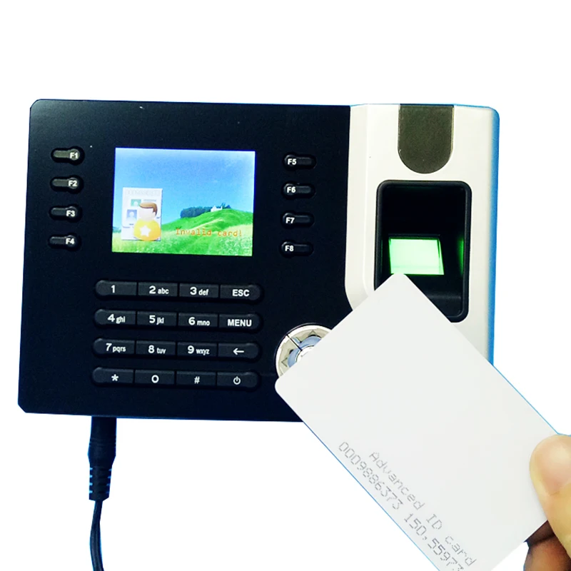 TCP/IP биометрический отпечаток пальца и Rfid карты времени часы рекордер посещаемости сотрудников электронный удар считыватель карт машина