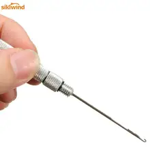 3 в 1 Игла из алюминиевого сплава, инструмент для наживки, многофункциональное устройство для загрузки бойлов, автомобильный инструмент для сверления рыбы, снасти, Такелажный Набор инструментов с мешочком