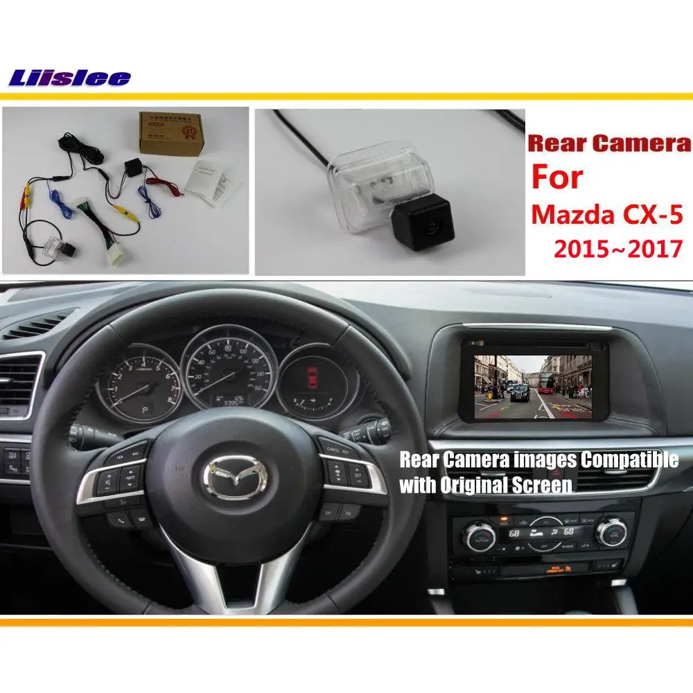 Liislee Car Rearview Reverse font b Camera b font Connecting Original Screen For Mazda CX 5