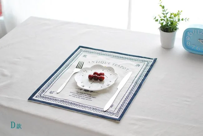 Новая мода Западный ужин стол Салфетка льняная нагреваемая теплоизоляционная подложка коврик обеденный стол коврик