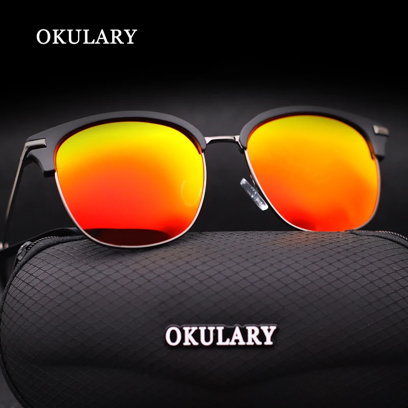 

Mirror Women Sunglasses UV400 Polarized Retro Glasses 6 Color Fashion Frame Come With Box
