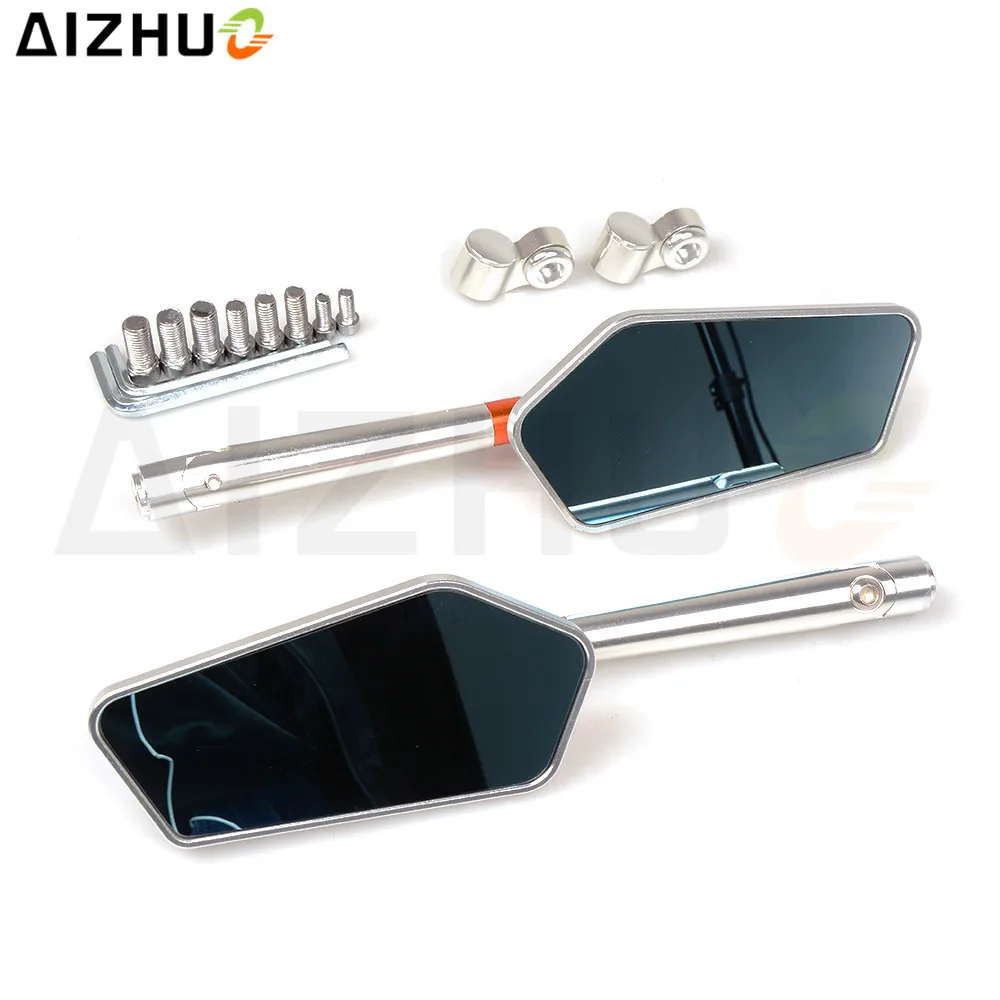 Motorcycle Rearview Mirrors CNC Aluminum Universal Side Mirrors For Suzuki V-Strom 1000 650 SV650 SV 650 Yamaha NMAX VMAX Honda