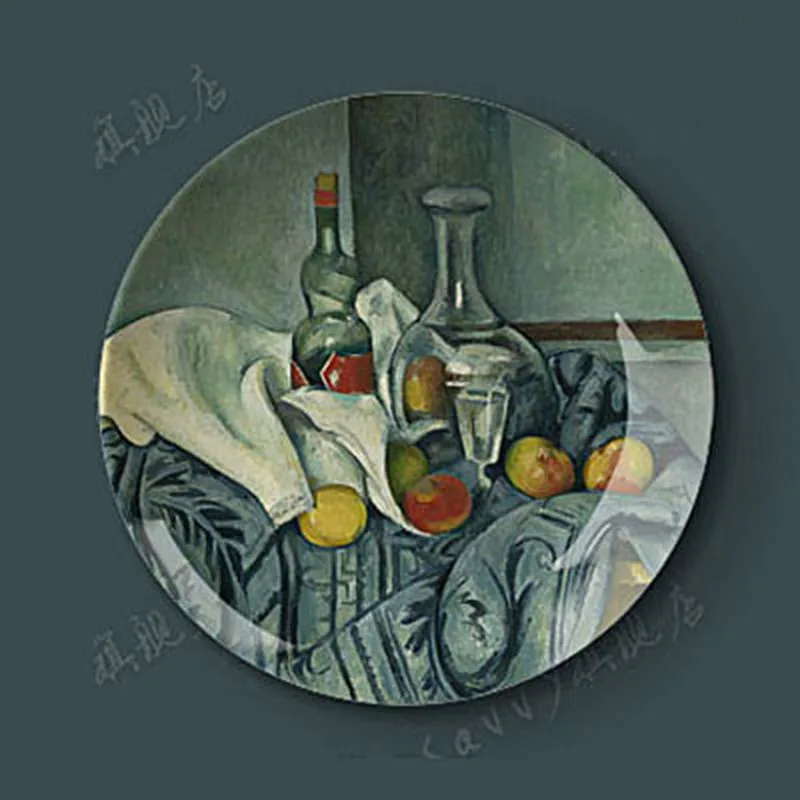 Декоративная подвесная тарелка Cezanne фарфоровая для креативного искусства