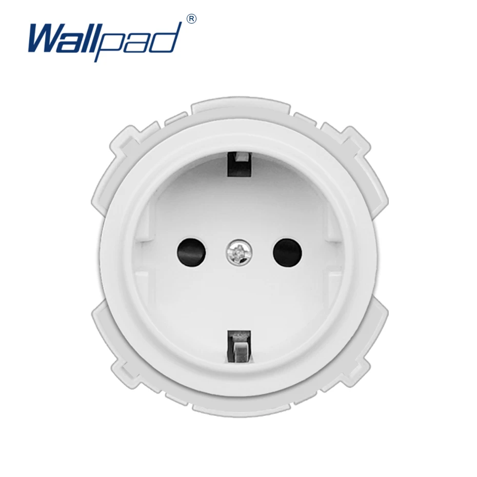 

Wallpad EU German Wall Socket Function Key Only Electric Wall Power Socket Electrical Outlets For Home Schuko Free Combination
