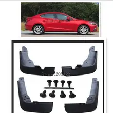 Спереди и сзади литой Брызговики для Mazda 3(BM) Axela 4-дверный седан- брызговики брызговик брызговики