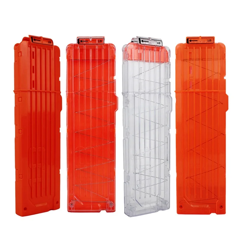 Soft Bullet Clips For Nerf Toy Gun 18 Bullets Ammo Cartridge Dart For Nerf Gun Clips 18 Darts Magazine For Nerf Gun