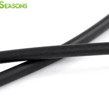 8 сезонов резиновый шнур черный полый 4 мм диаметр, 10 м Длина(B22289