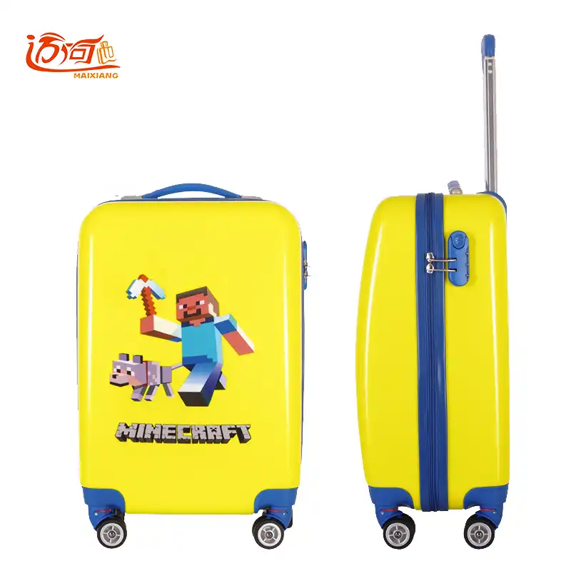 minecraft rolling suitcase