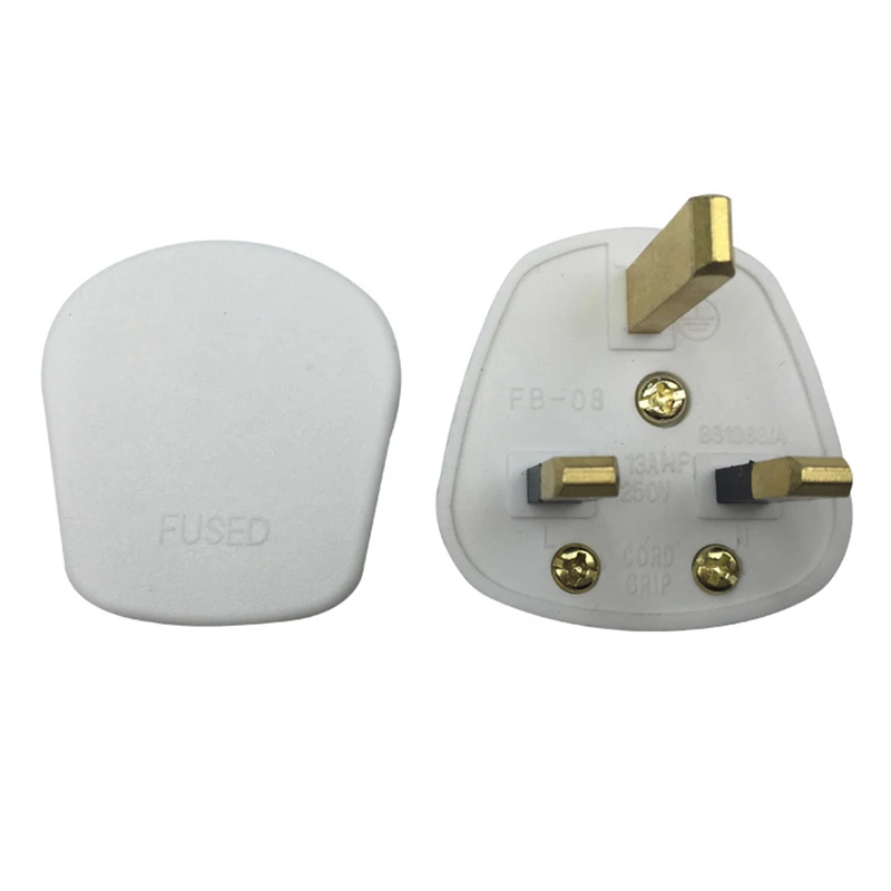 

2Pcs,5Pcs,or 10Pcs Rewirable British Power Cord BS Male Plug 250V 13A Industrial Vintage Style Rewire Plug