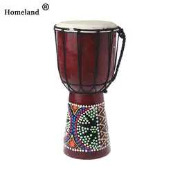 Барабанные аксессуары 30 см Профессиональный Африканский Djembe барабан Bongo деревянный хороший звук музыкальная инструмент