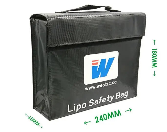 Safety Bag Big Size 240*180*65MMBattery Protection Bag Explosion proof