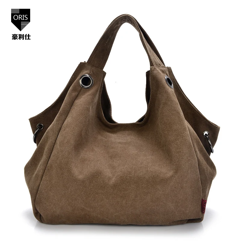 Fantasy sky fashion large canvas solid women shoulder bag vogue vintage