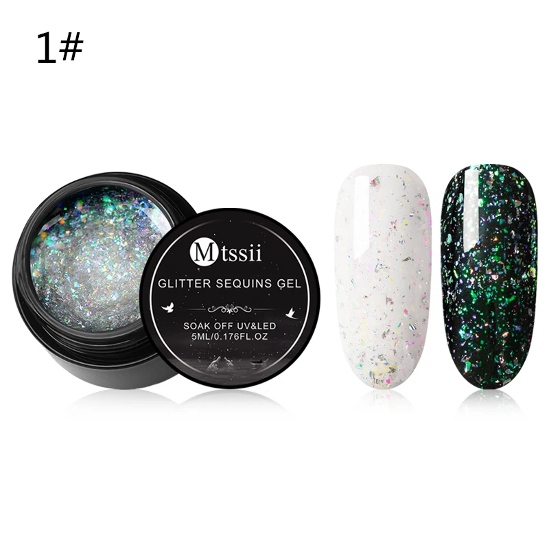 Mtssii блеск для губ Хамелеон Гель-лак UV Soak Off Nail Art Лак Стойкий цвет покрытие живопись гель 5 мл гель для ногтей с блестками лак - Цвет: W6746