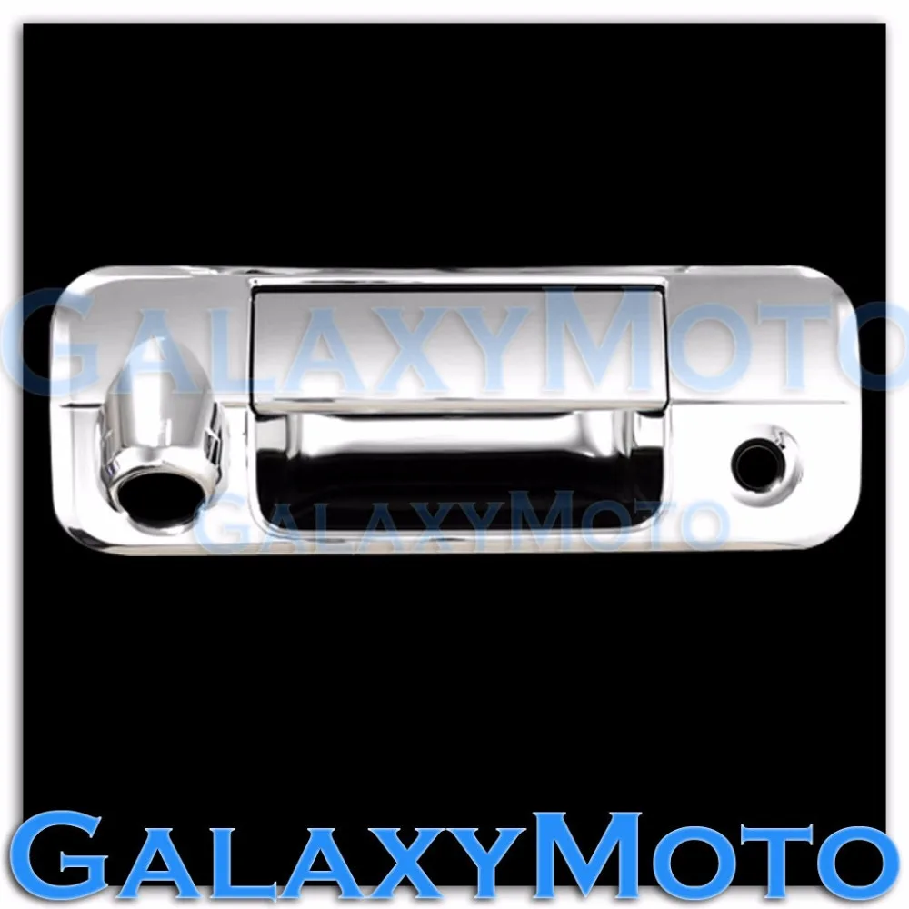 07 13 для TOYOTA TUNDRA CREWMAX хромированная крышка ручки багажника с отверстием замочной