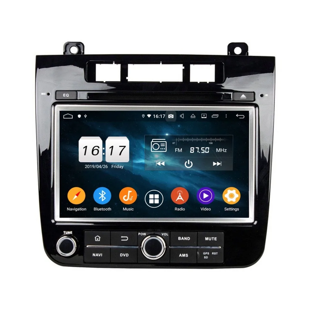 Clearance Octa Core 2 din 8" Android 9.0 Car Radio DVD GPS for VW Volkswagen Touareg 2010 2011 2012 2013 2014 4GB RAM Bluetooth 32GB ROM 3