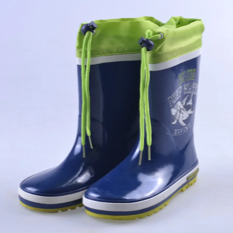 VICVIK brand Fashion Baby Moccasins Children Cartoon Rain Boots Kids