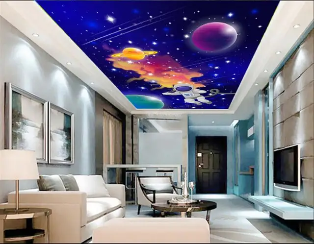 Custom 3d Photo Wallpaper Room Mural Universal Member Space Galaxy