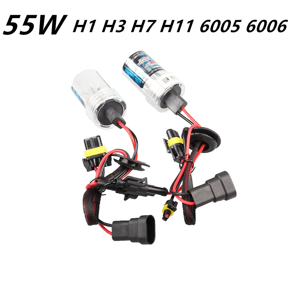 2X лампы ксеноновые hid 55 Вт H1 H3 H7 H8 / H9 H27 H11 880/881 9005 HB3 H10 HB4 9006 Ксеноновые для комплект