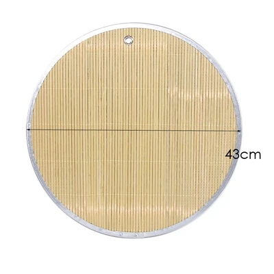 Бамбуковый пароход накладка антипригарный круглый подкладка для пельменей паровой пудинг лапши коврик для теста макаронных изделий бамбуковая занавеска Еда лоток 38/43/46 см - Цвет: M