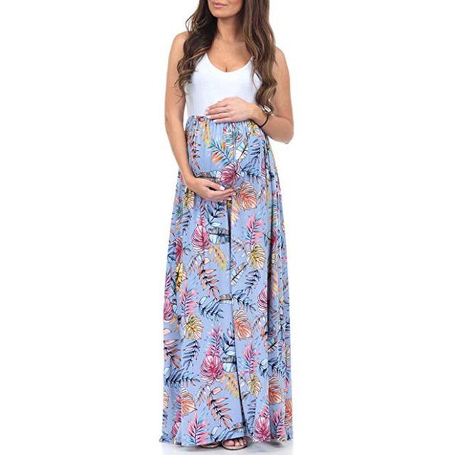 Sleeveless Ankle Length Maternity Dress